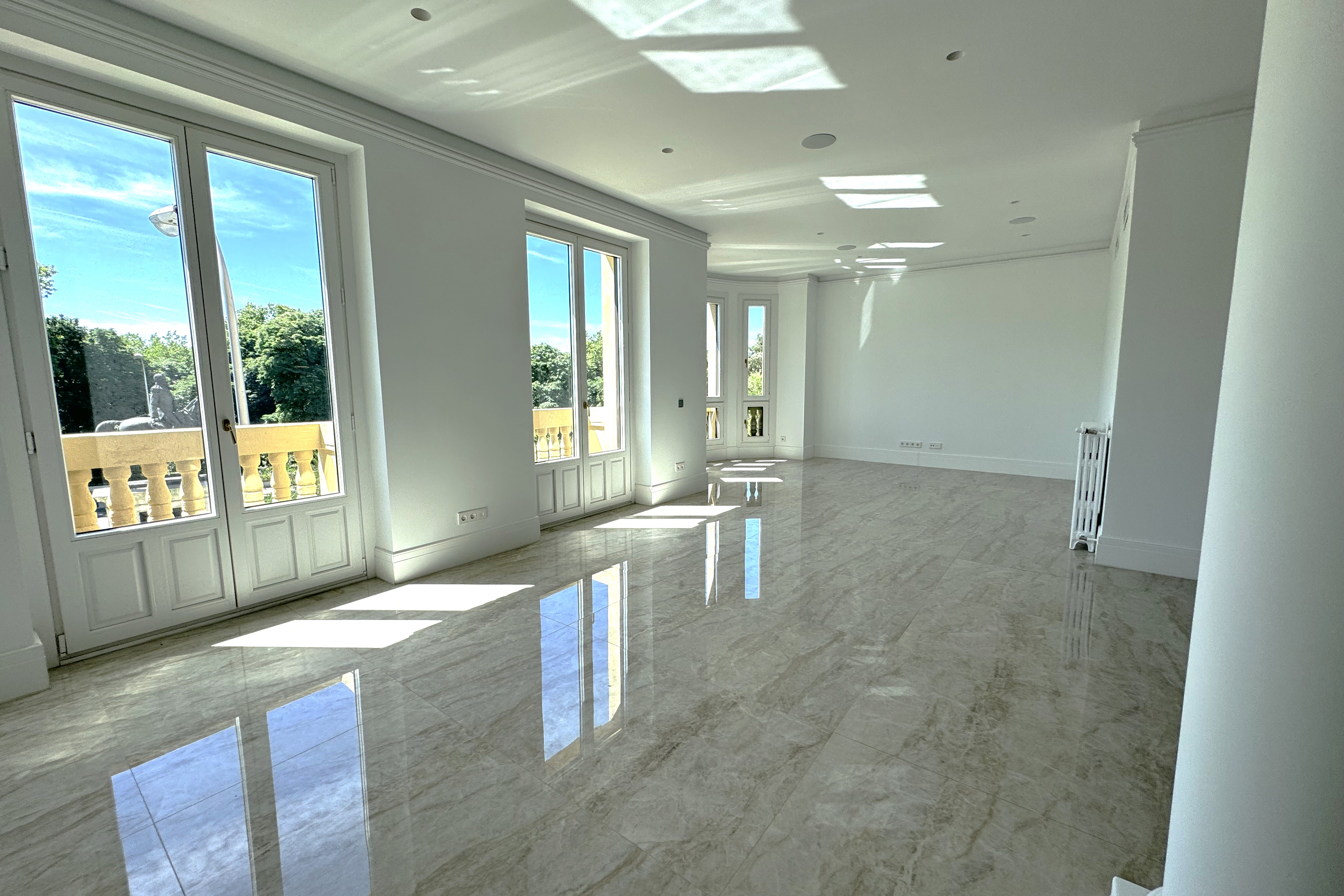 Great views over Retiro Park in Recoletos